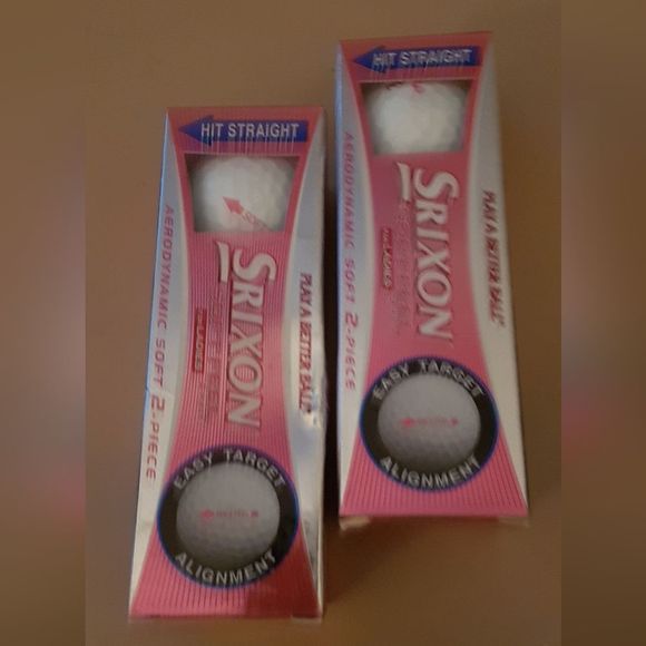 SRIXON *BNIB* Two (2) Box Sleeves LADIES Golf Balls * NEW Never Used - Picture 6 of 8